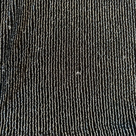 Vintage Bodycon Open Back Metallic Woven Shimmery Party Mini Dress USA - Picture 2 of 8